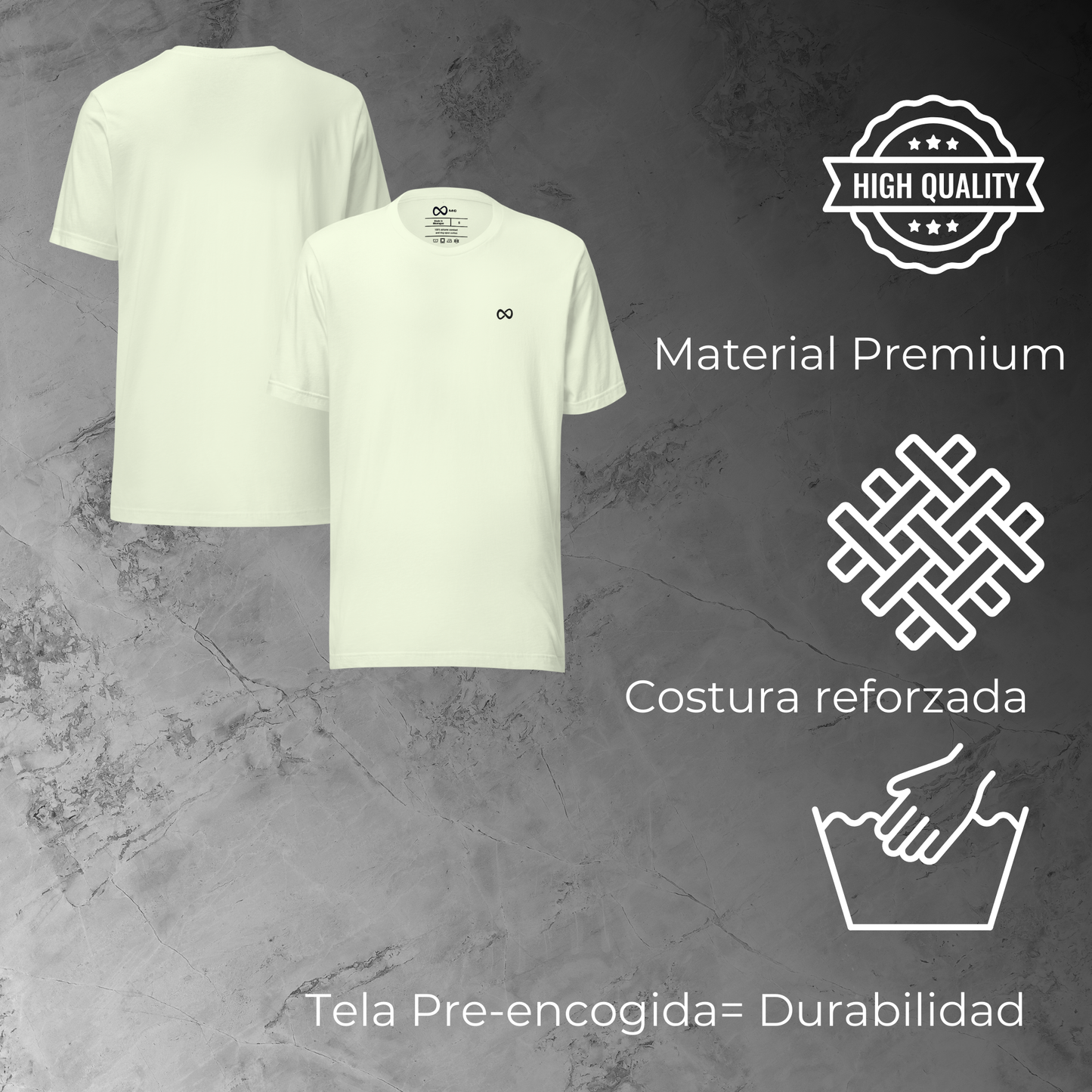 Playera MC con Logotipo Bordado Hombre Verde